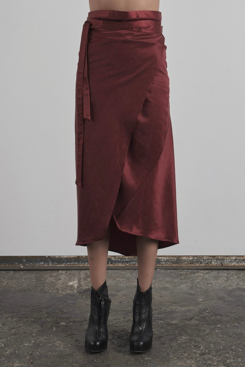 DISTORTION WRAP SKIRT – Skirt, LEON EMANUEL BLANCK