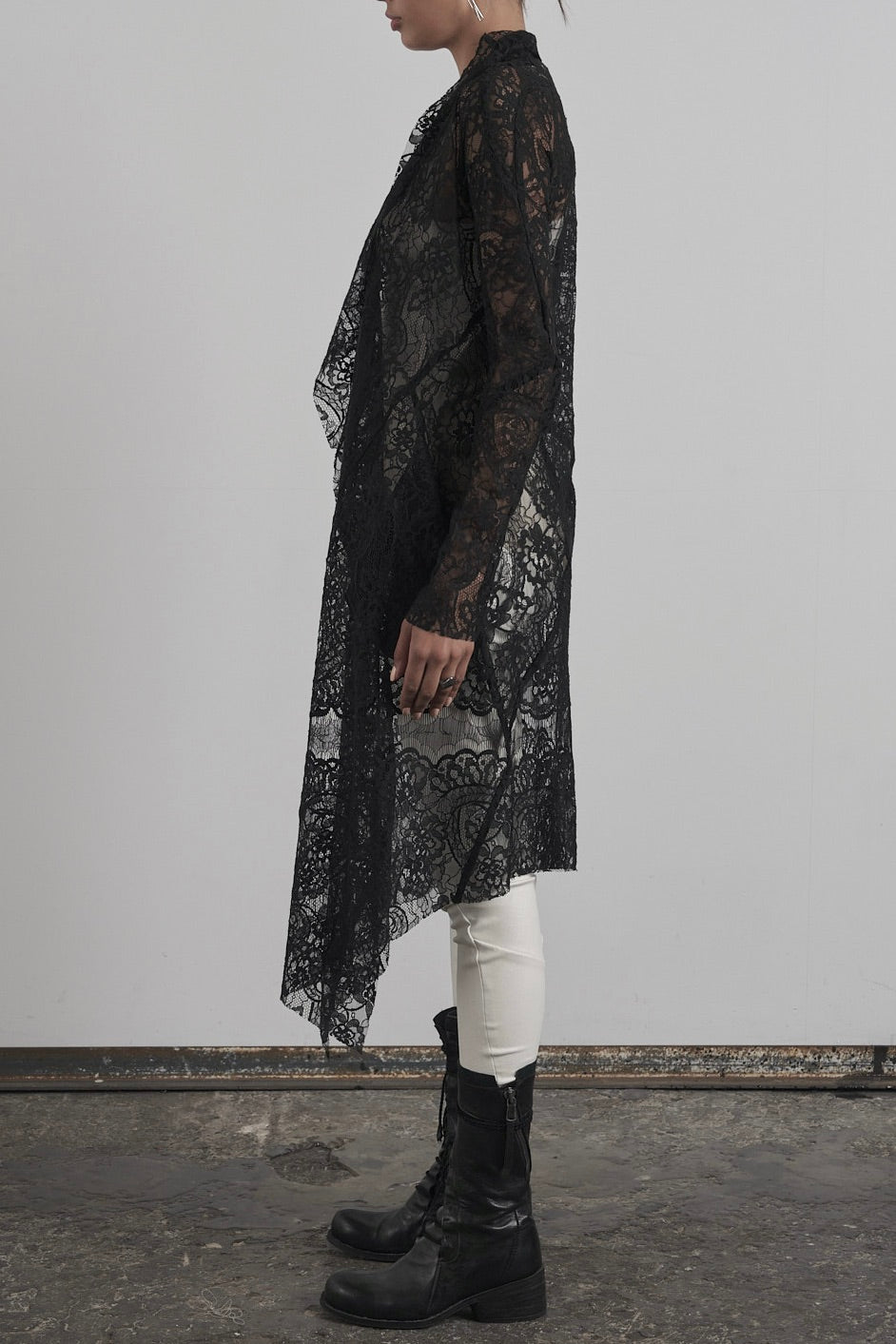 DISTORTION WRAP CARDIGAN – Cardigan, LEON EMANUEL BLANCK