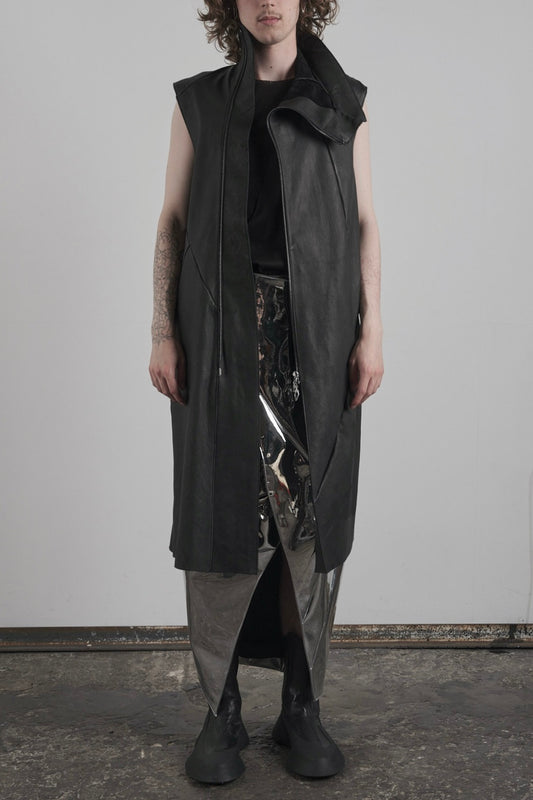DISTORTION TRENCH VEST – Vest, LEON EMANUEL BLANCK