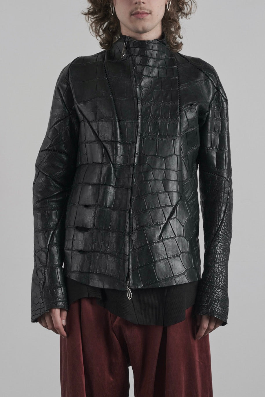DISTORTION AVIATOR JACKET – LEON EMANUEL BLANCK