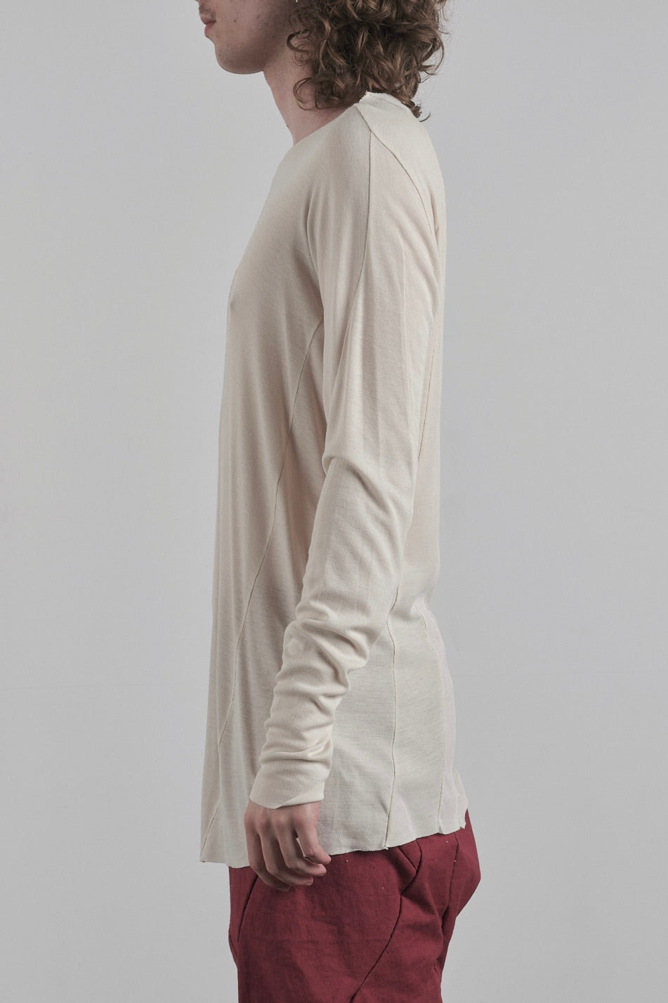 DISTORTION LONG T-SHIRT – T-Shirt, LEON EMANUEL BLANCK