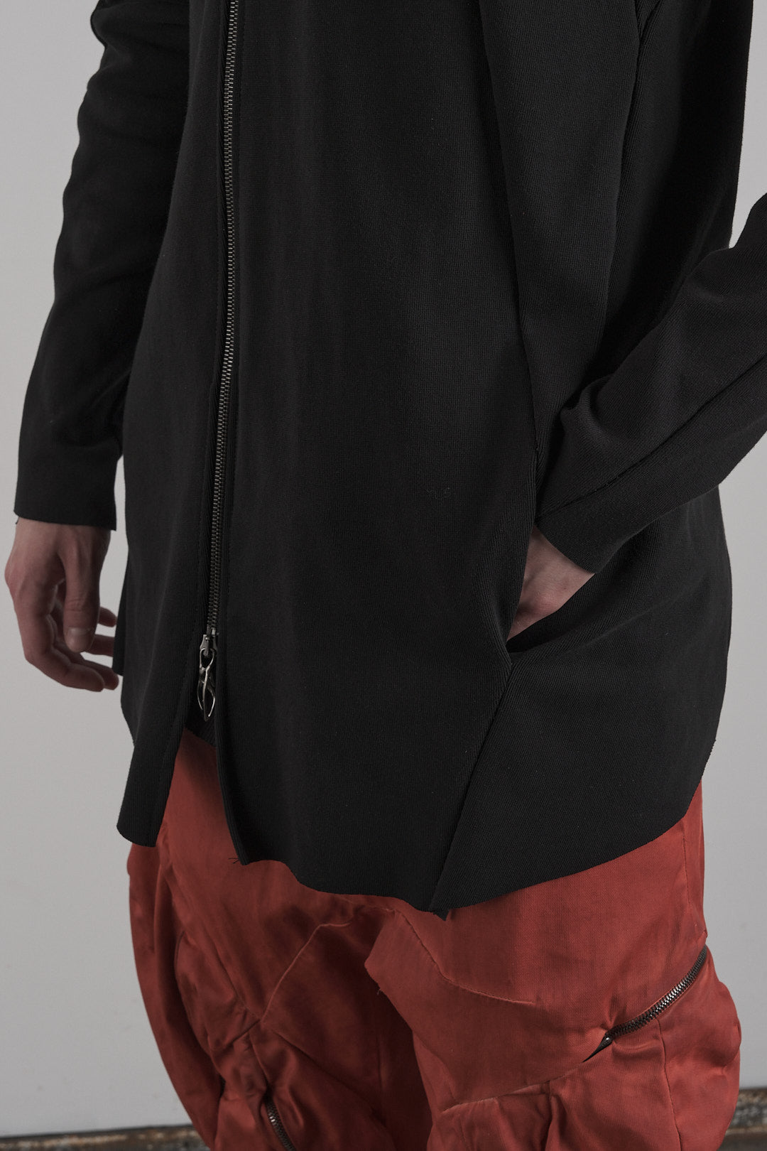 DISTORTION HOODIE ZIPPED – Hoodie, LEON EMANUEL BLANCK