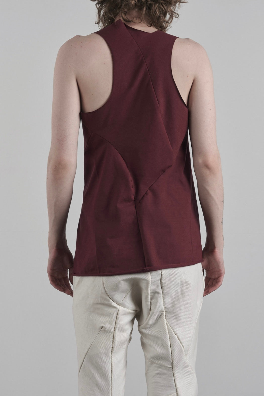 DISTORTION FITTED TANK TOP – Tanktop, LEON EMANUEL BLANCK