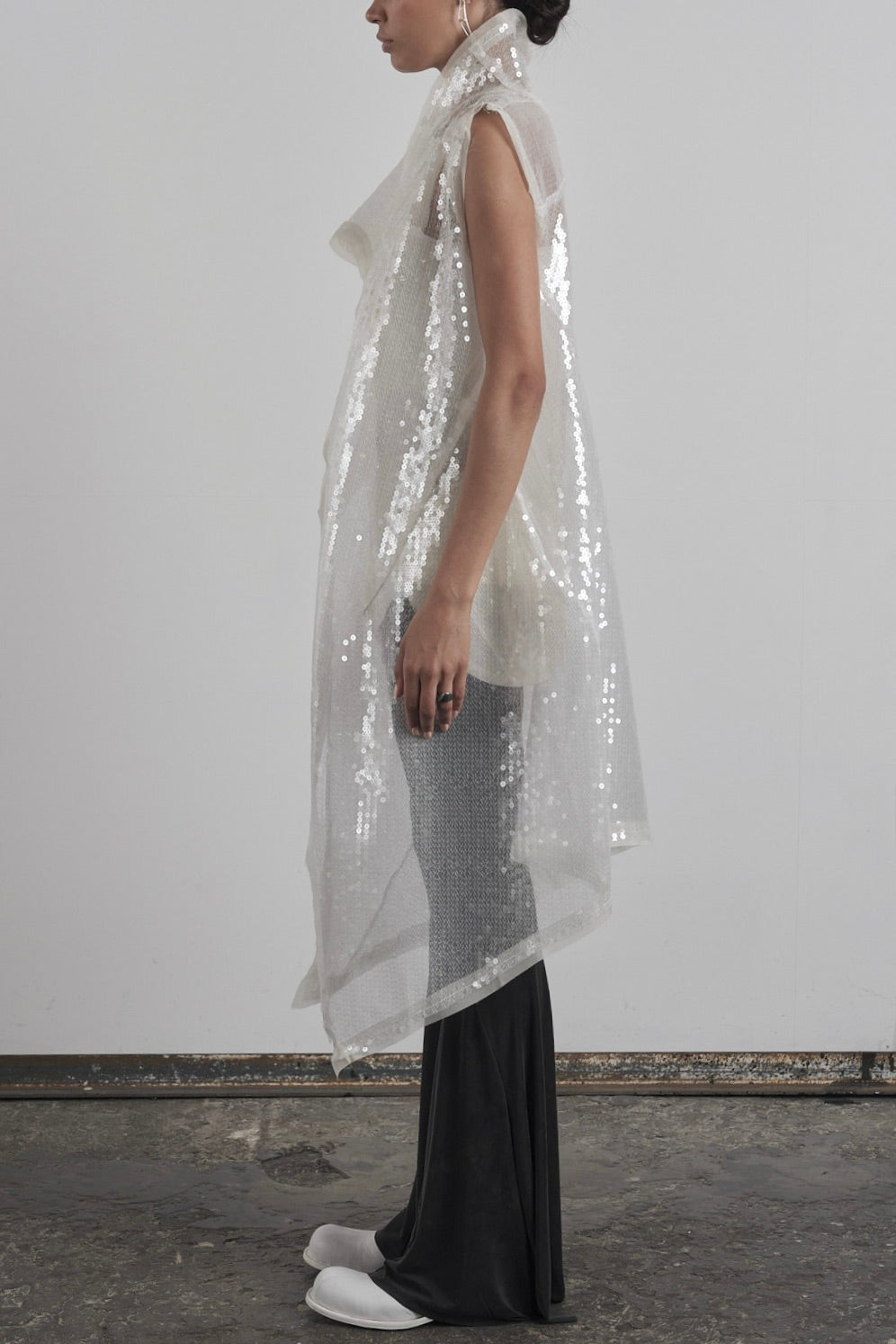 DISTORTION WRAP CARDIGAN – Cardigan, LEON EMANUEL BLANCK