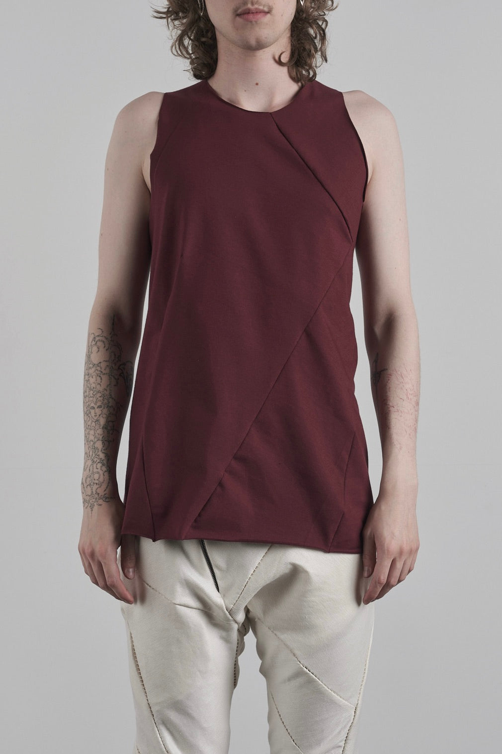 DISTORTION FITTED TANK TOP – Tanktop, LEON EMANUEL BLANCK