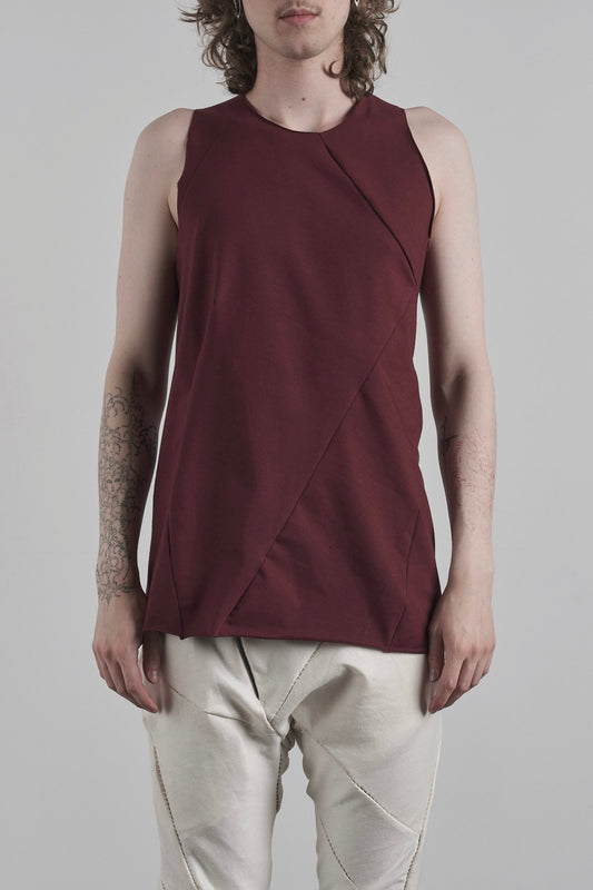 DISTORTION FITTED TANK TOP – Tanktop, LEON EMANUEL BLANCK