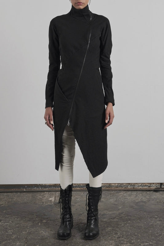 DISTORTION CURVED COAT – Coat, LEON EMANUEL BLANCK