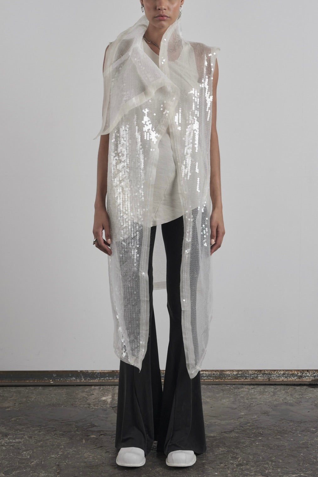 DISTORTION WRAP CARDIGAN – Cardigan, LEON EMANUEL BLANCK