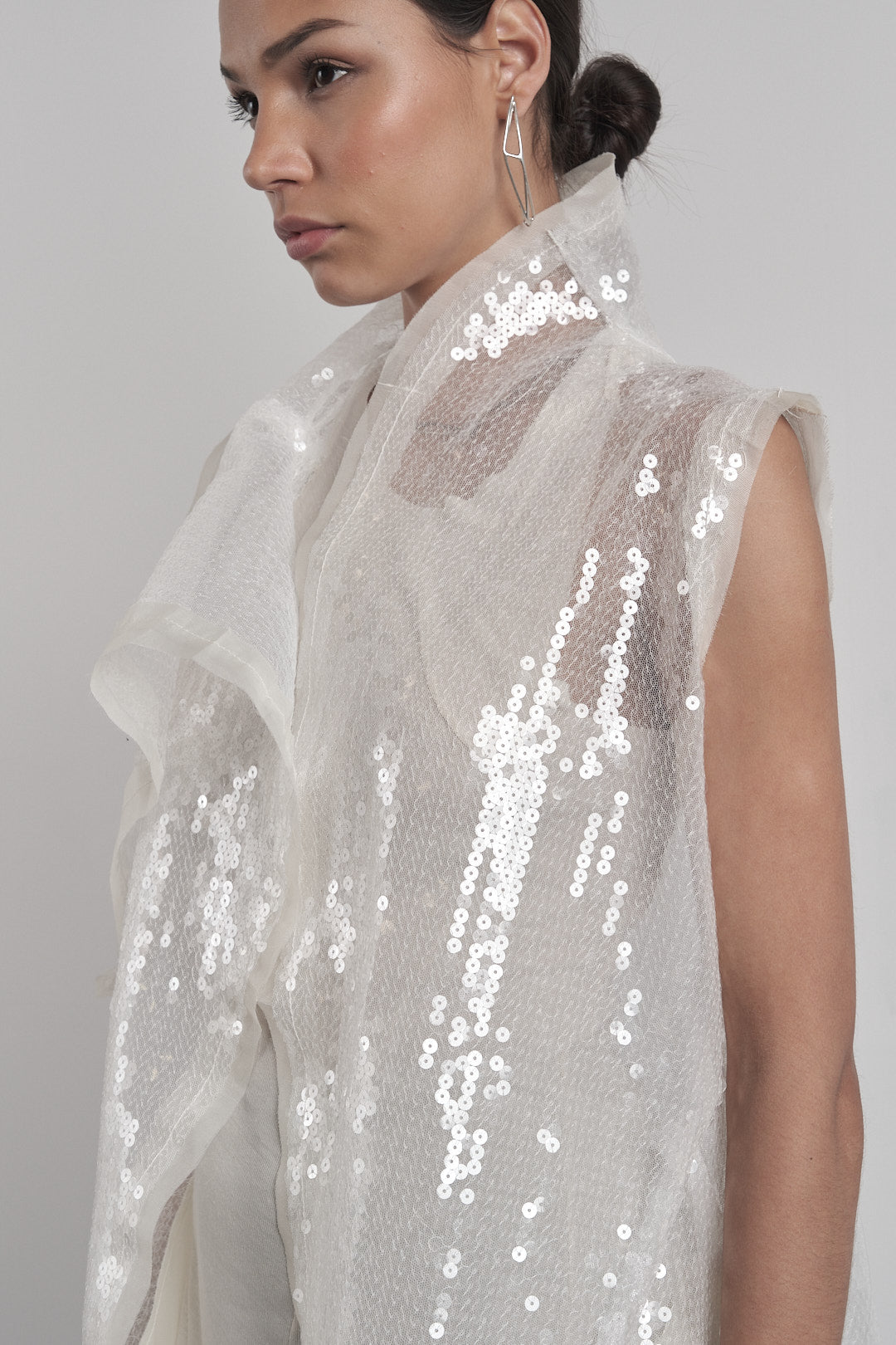 DISTORTION WRAP CARDIGAN – Cardigan, LEON EMANUEL BLANCK