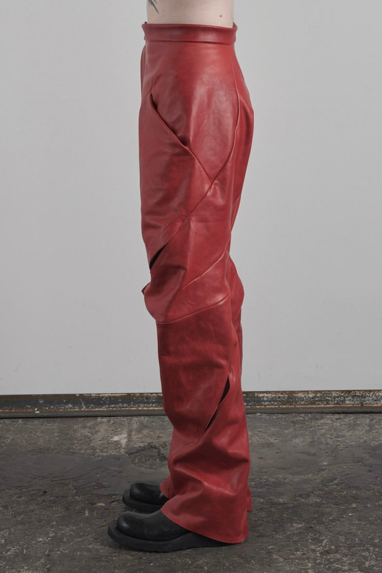 DISTORTION HIGH WAIST BAGGY PANTS – Pants, LEON EMANUEL BLANCK