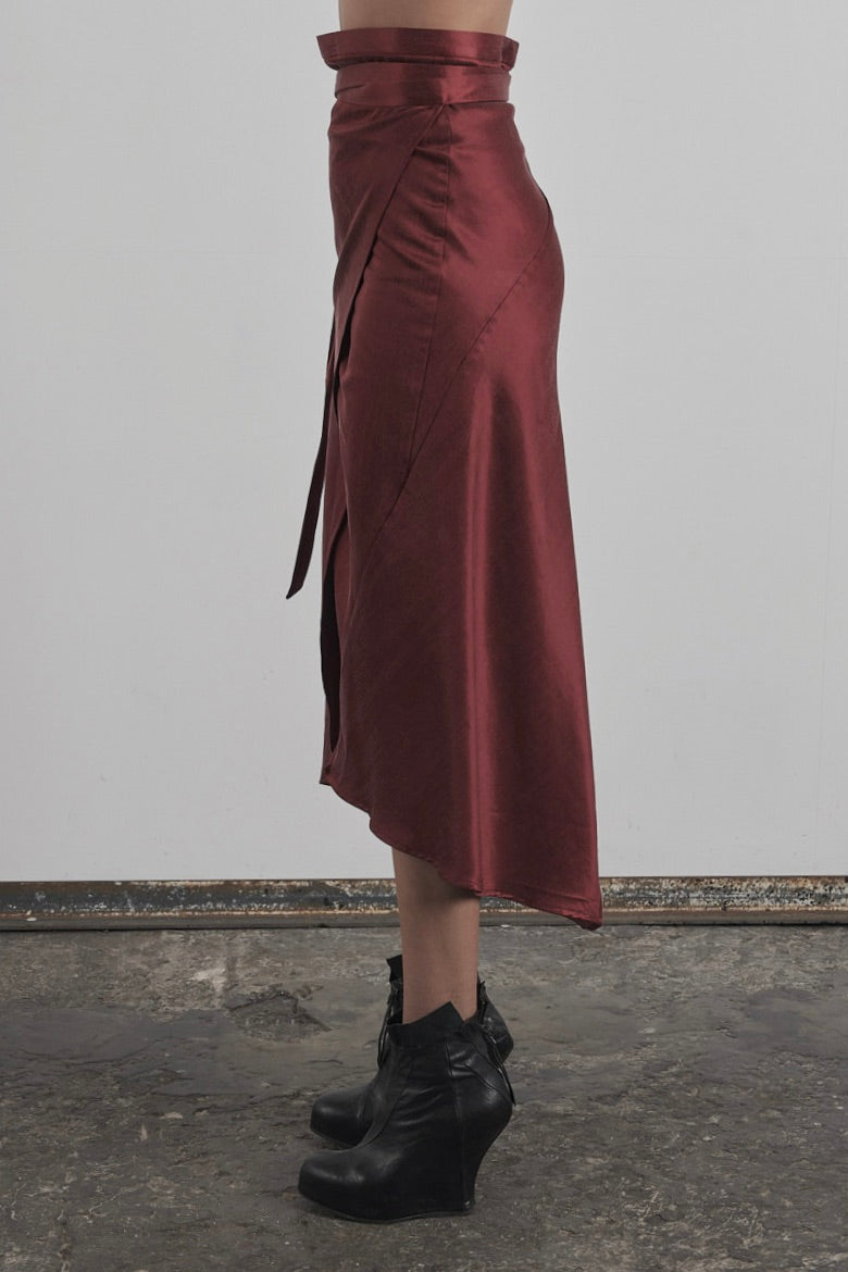 DISTORTION WRAP SKIRT – Skirt, LEON EMANUEL BLANCK