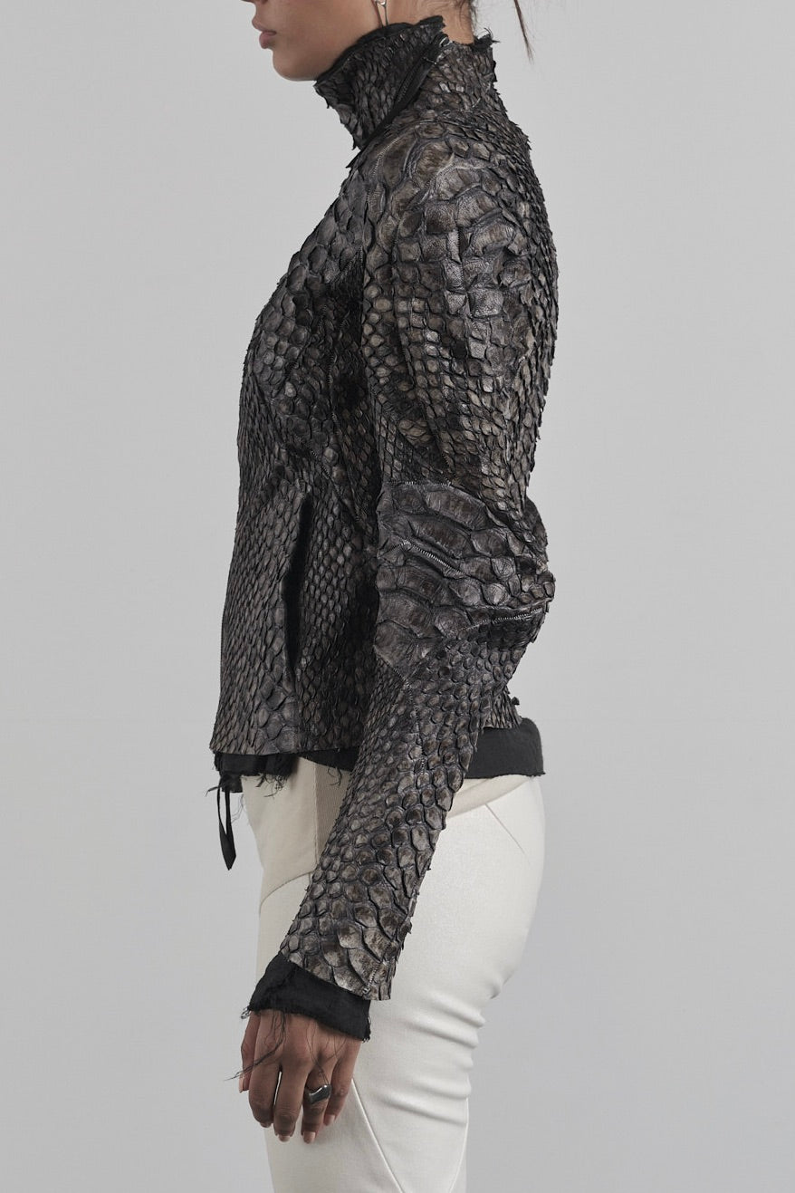 DISTORTION L JACKET – Jacket, LEON EMANUEL BLANCK