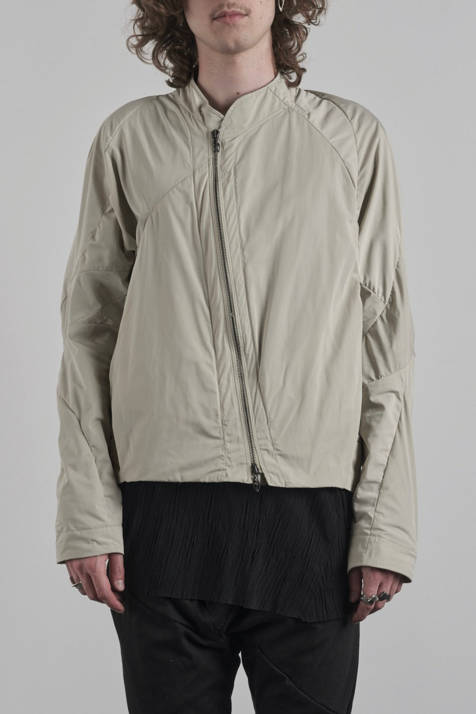 DISTORTION MAXI BOMBER JACKET – Jacket, LEON EMANUEL BLANCK