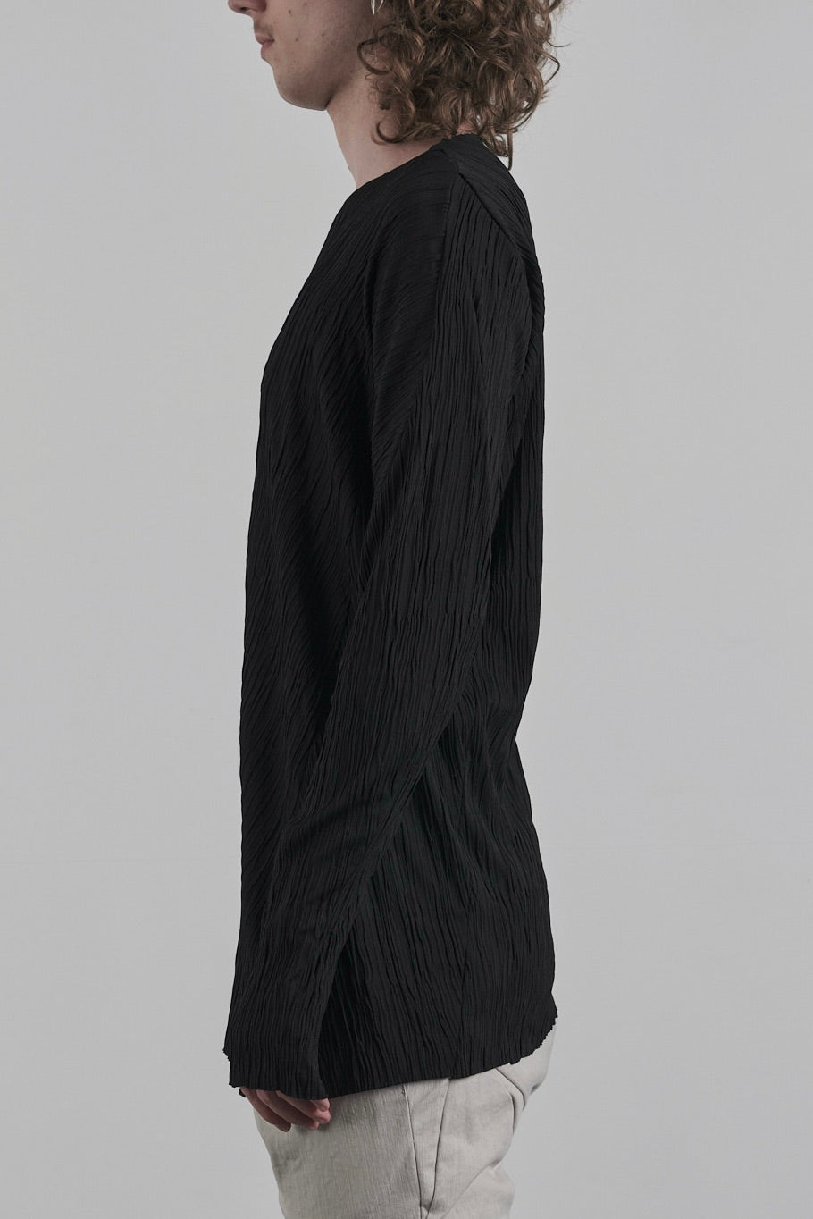 DISTORTION LONG T-SHIRT – T-Shirt, LEON EMANUEL BLANCK