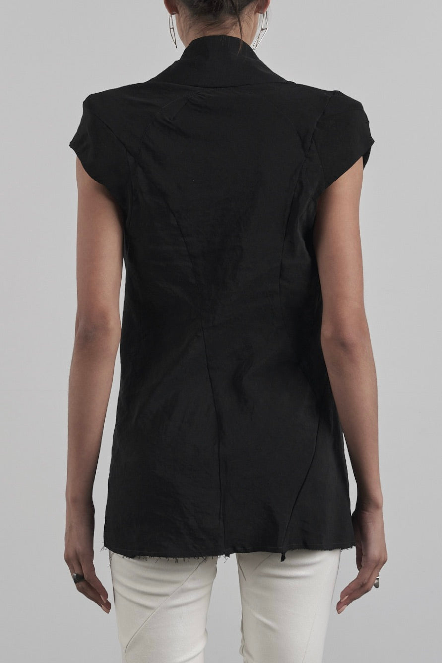 DISTORTION POWER SHOULDER BLAZER – Blazer, LEON EMANUEL BLANCK