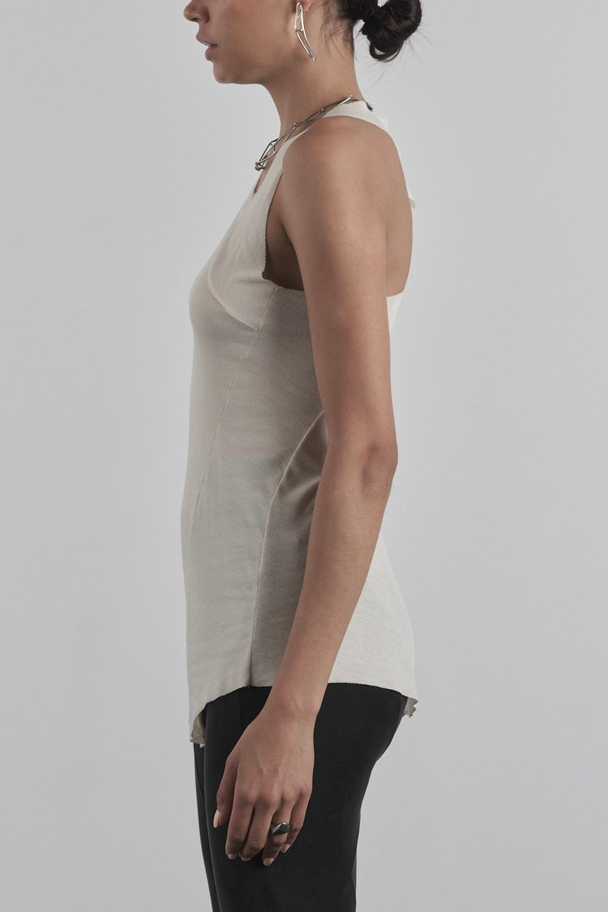 DISTORTION FITTED TANK TOP – Tanktop, LEON EMANUEL BLANCK