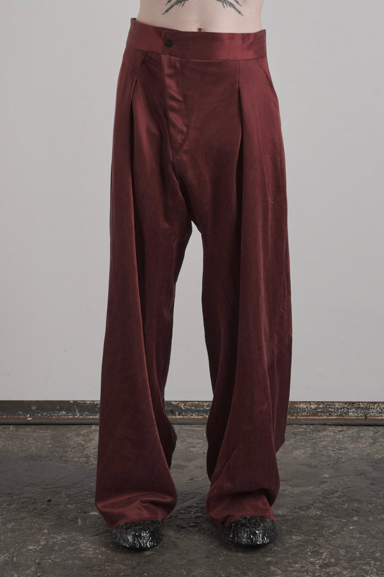 DISTORTION HIGH WAIST FOLD PANTS – Pants, LEON EMANUEL BLANCK