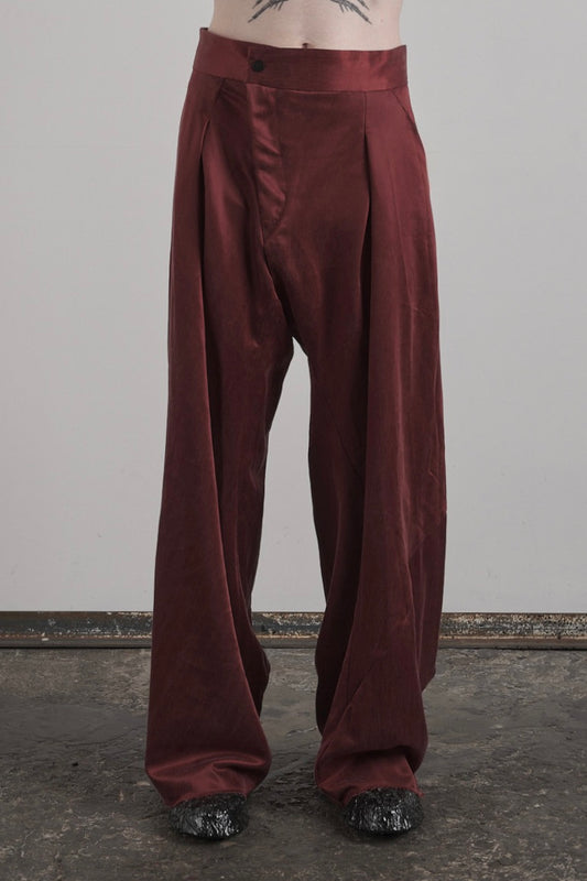 DISTORTION HIGH WAIST FOLD PANTS – Pants, LEON EMANUEL BLANCK