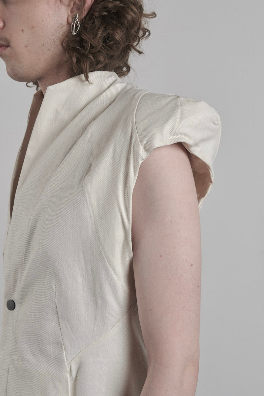 FORCED POWER SHOULDER BLAZER – Blazer, LEON EMANUEL BLANCK