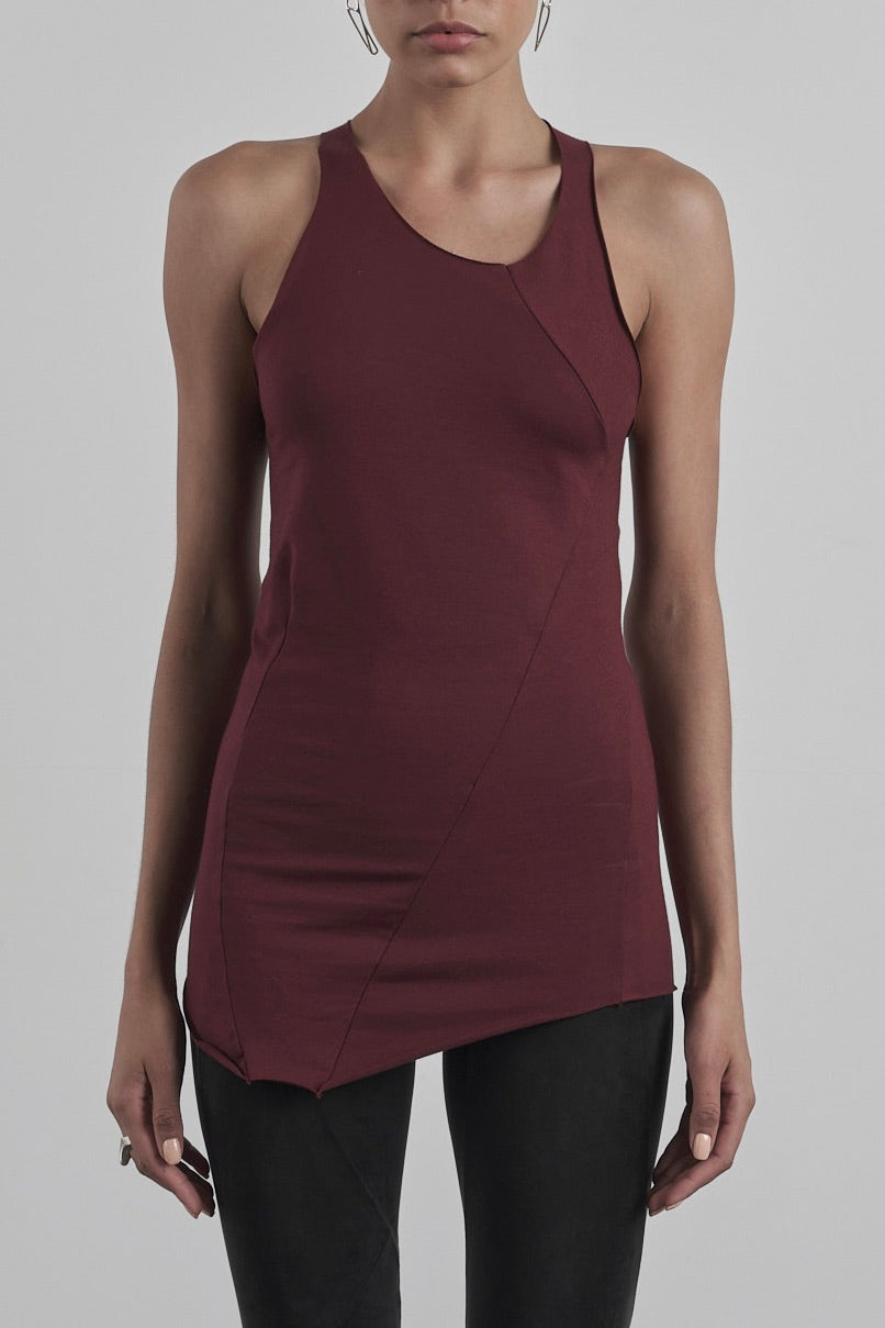 DISTORTION FITTED TANK TOP – Tanktop, LEON EMANUEL BLANCK
