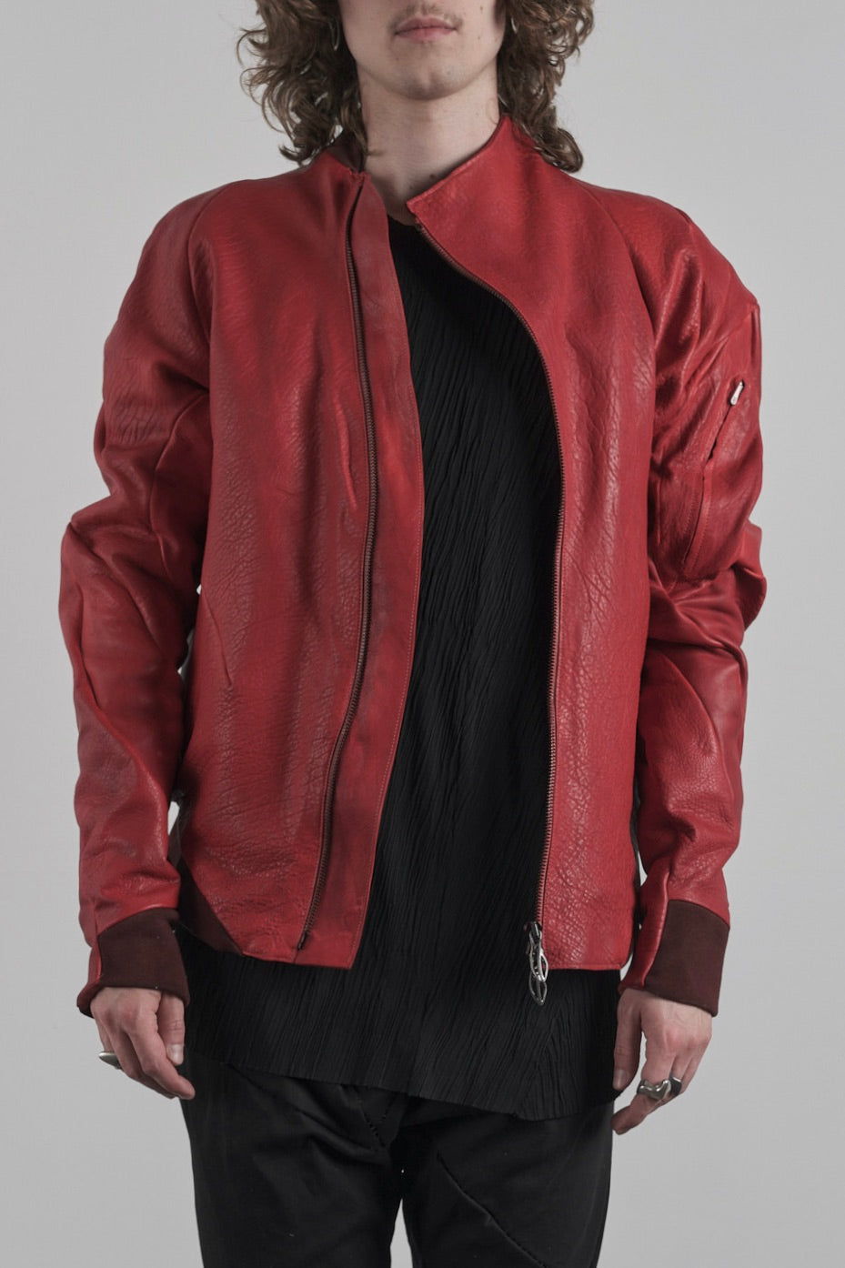 DISTORTION BOMBER JACKET – Jacket, LEON EMANUEL BLANCK