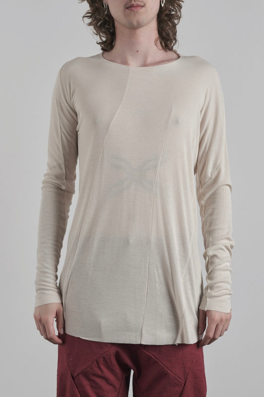 DISTORTION LONG T-SHIRT – T-Shirt, LEON EMANUEL BLANCK