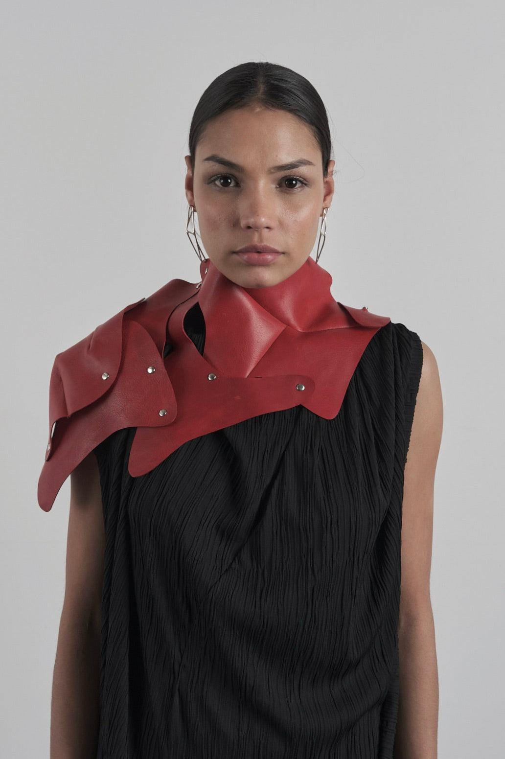 DISTORTION RIVETS SHOULDER PIECE – Accessory, LEON EMANUEL BLANCK