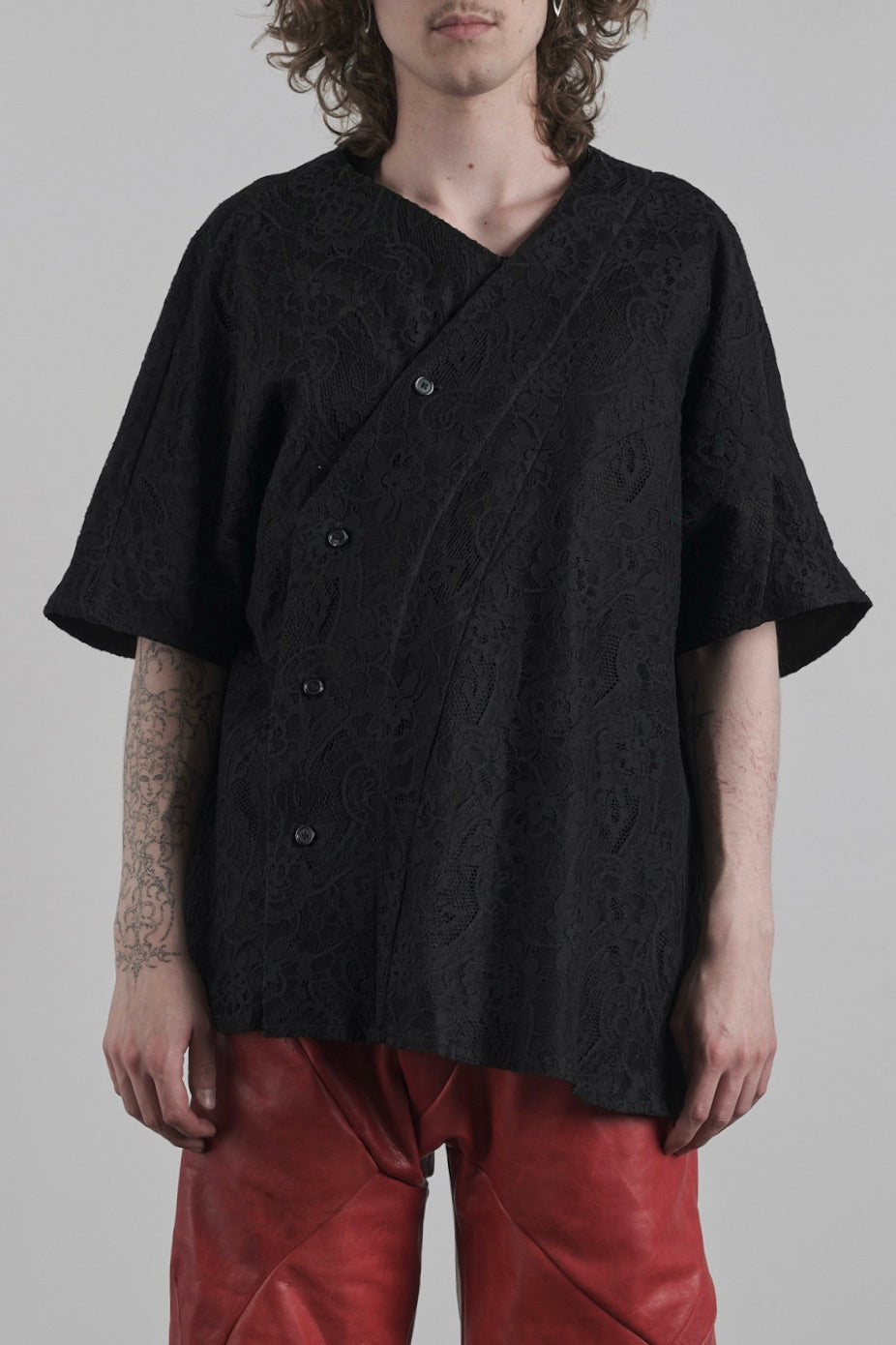 DISTORTION SHORT KIMONO – Kimono, LEON EMANUEL BLANCK