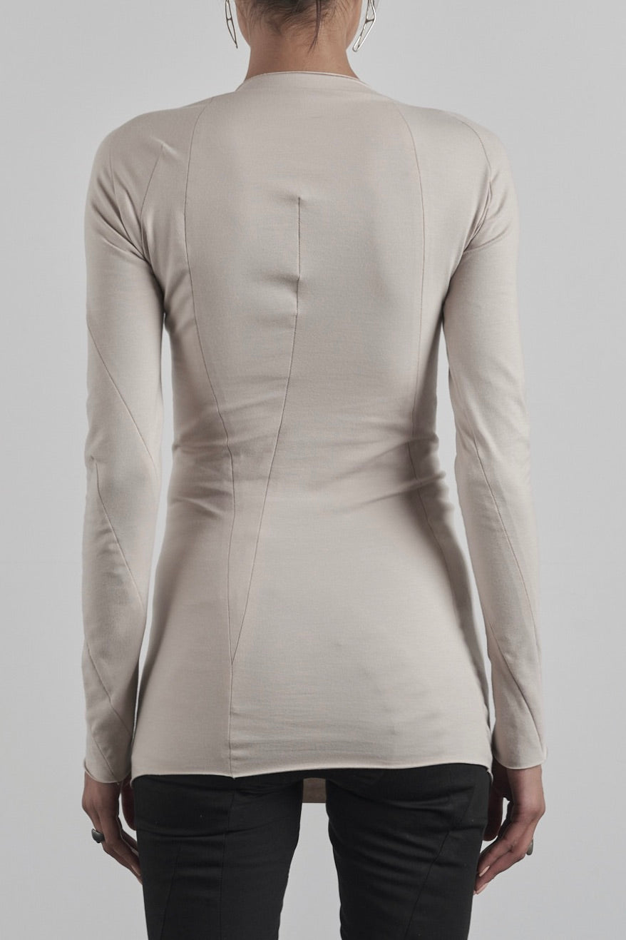 DISTORTION LONG T-SHIRT – T-Shirt, LEON EMANUEL BLANCK
