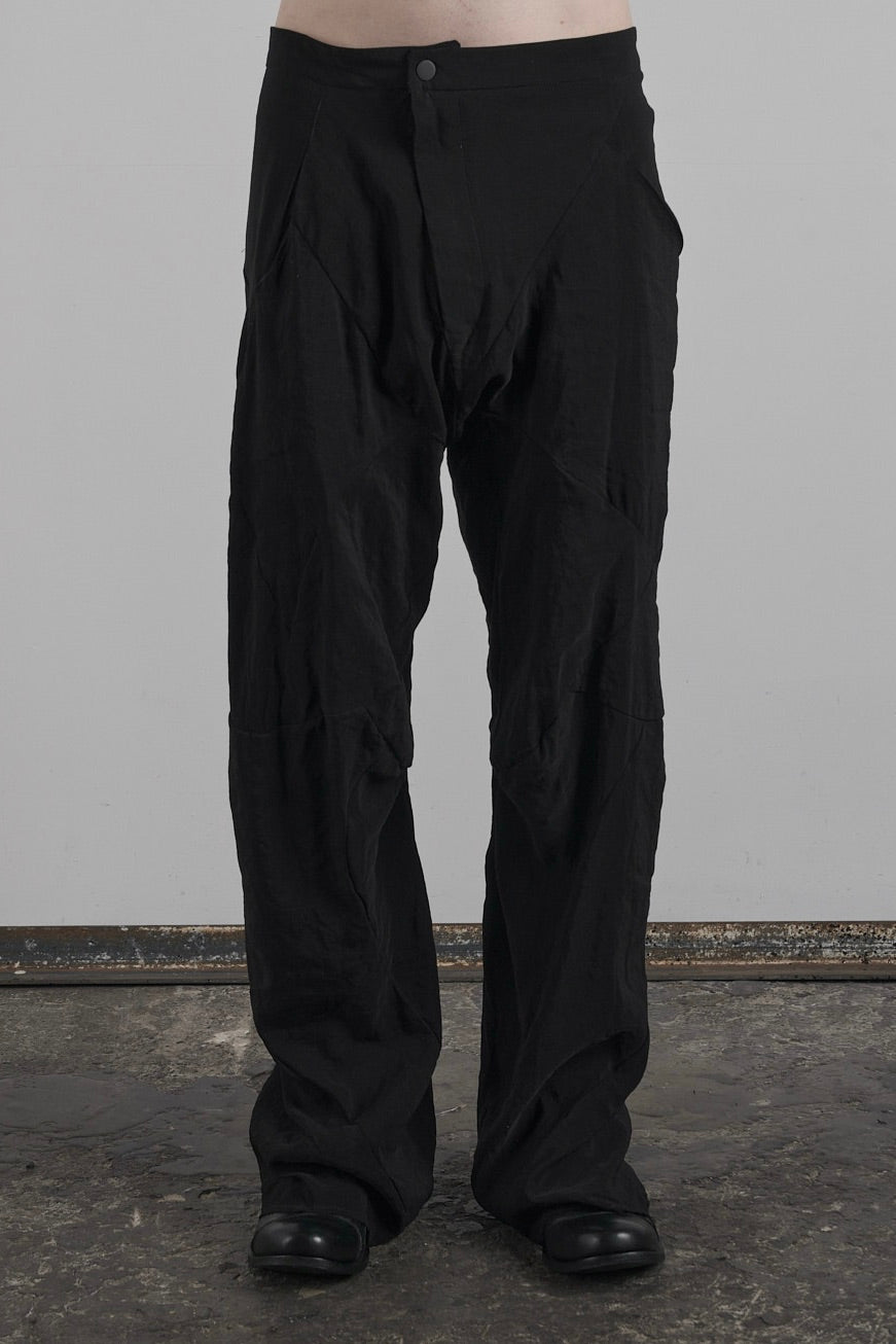 DISTORTION HIGH WAIST BAGGY PANTS – Pants, LEON EMANUEL BLANCK