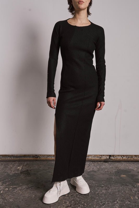 DISTORTION ANKLE DRESS LONG SLEEVE