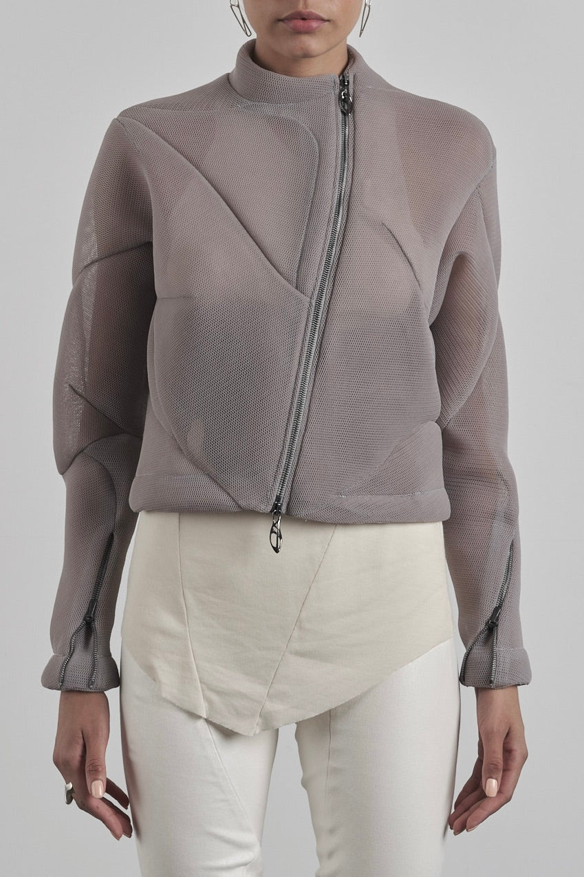 DISTORTION BOMBER JACKET – Jacket, LEON EMANUEL BLANCK