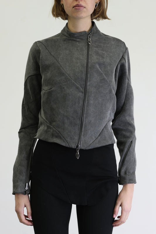 DISTORTION BOMBER JACKET