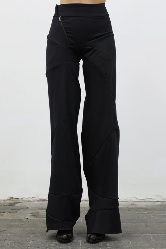 DISTORTION WIDE LEG PANTS