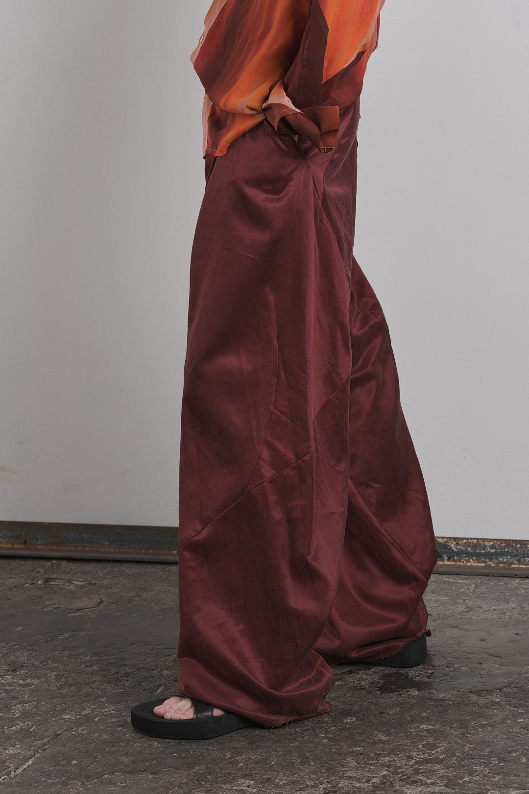 DISTORTION HIGH WAIST FOLD PANTS – Pants, LEON EMANUEL BLANCK