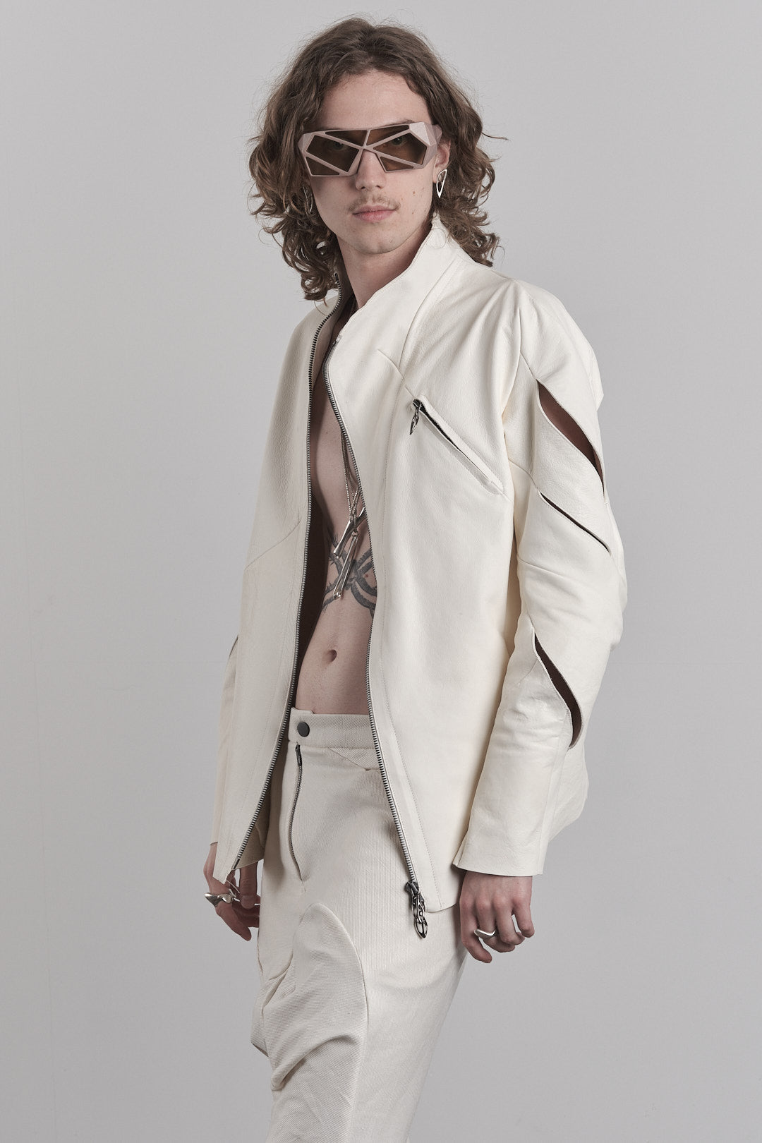 DISTORTION GILLS WIDE JACKET – Jacket, LEON EMANUEL BLANCK