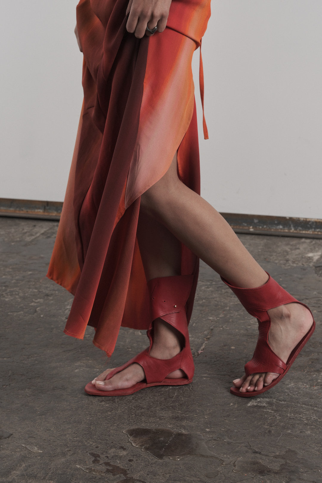 DISTORTION CAPE DRESS – Dress, LEON EMANUEL BLANCK