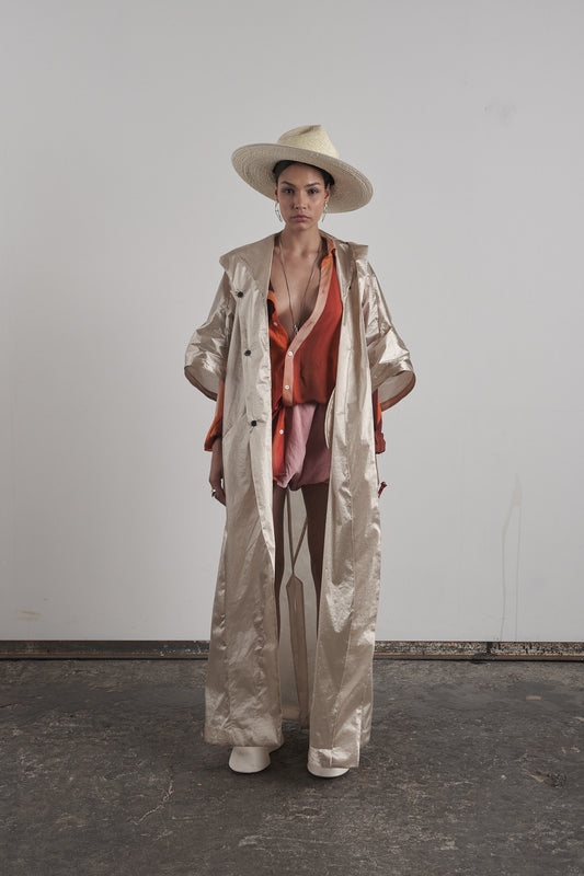 DISTORTION SAIL COAT – Coat, LEON EMANUEL BLANCK