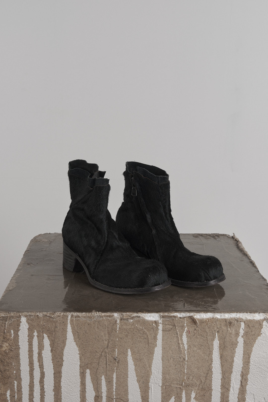 DISTORTION HEELED ANKLE BOOT – Boot, LEON EMANUEL BLANCK