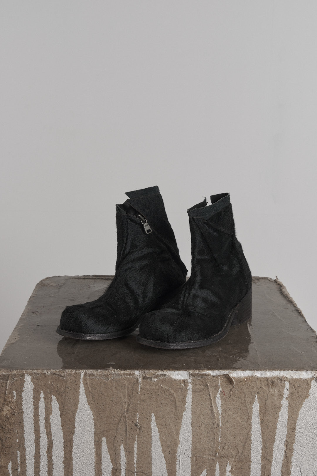 DISTORTION HEELED ANKLE BOOT – Boot, LEON EMANUEL BLANCK