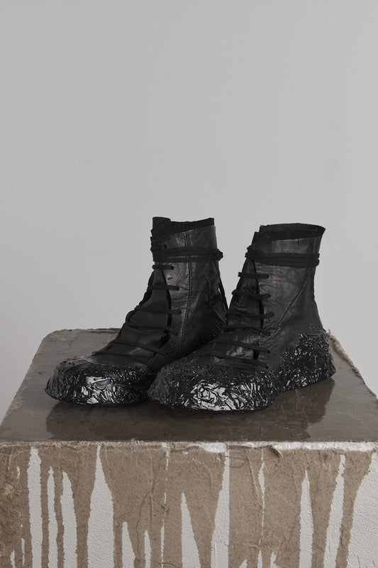 DISTORTION FEATHERWEIGHT HIGH TOP SNEAKER SYMBIOSIS – Sneaker, LEON EMANUEL BLANCK